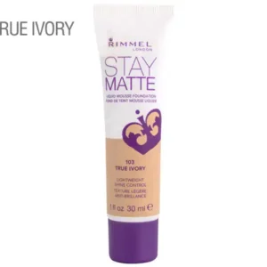 Base Stay Matte Mousse - RIMMEL London - Color 103 - True Ivory